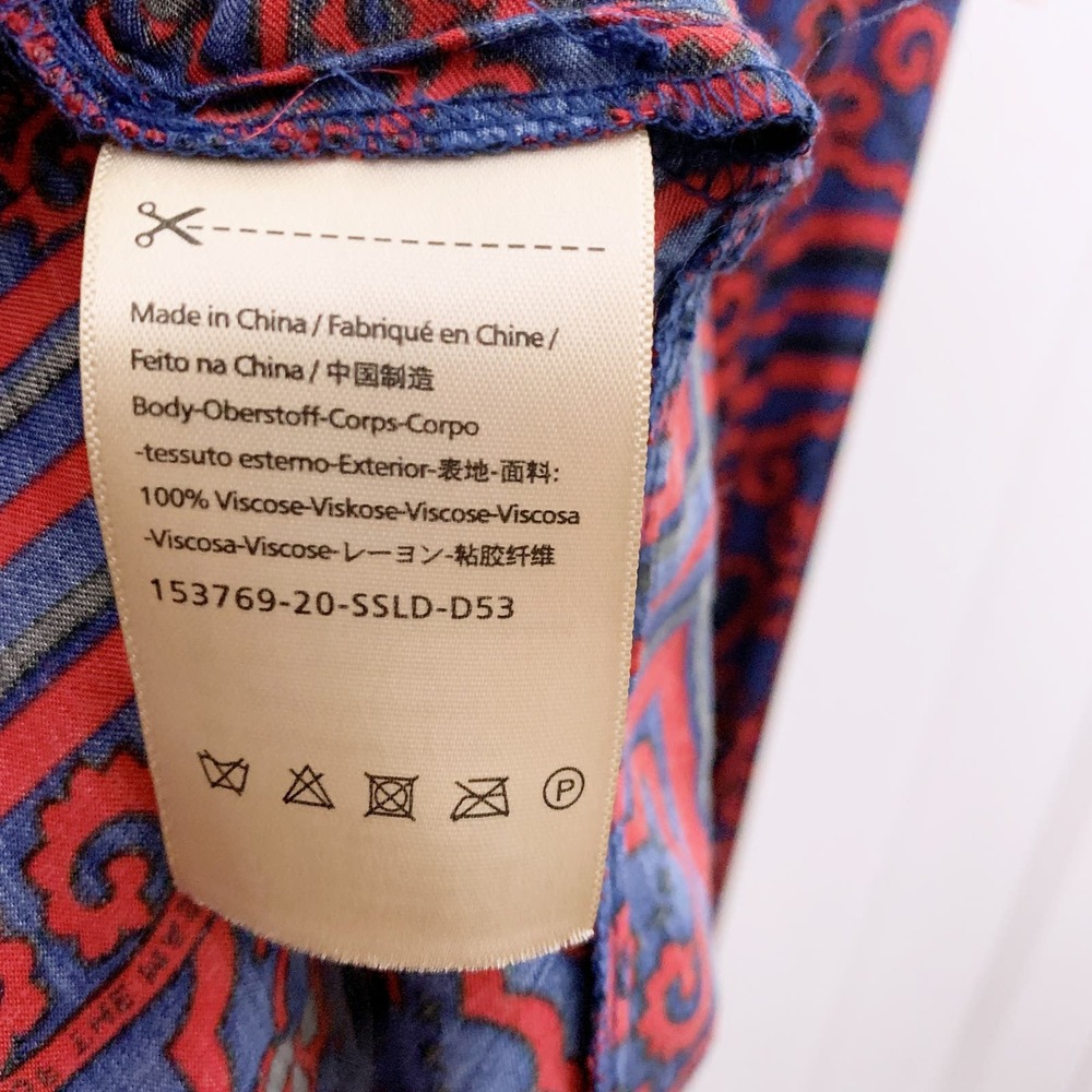 Scotch & Soda Multi Print Wrap Top - image 7